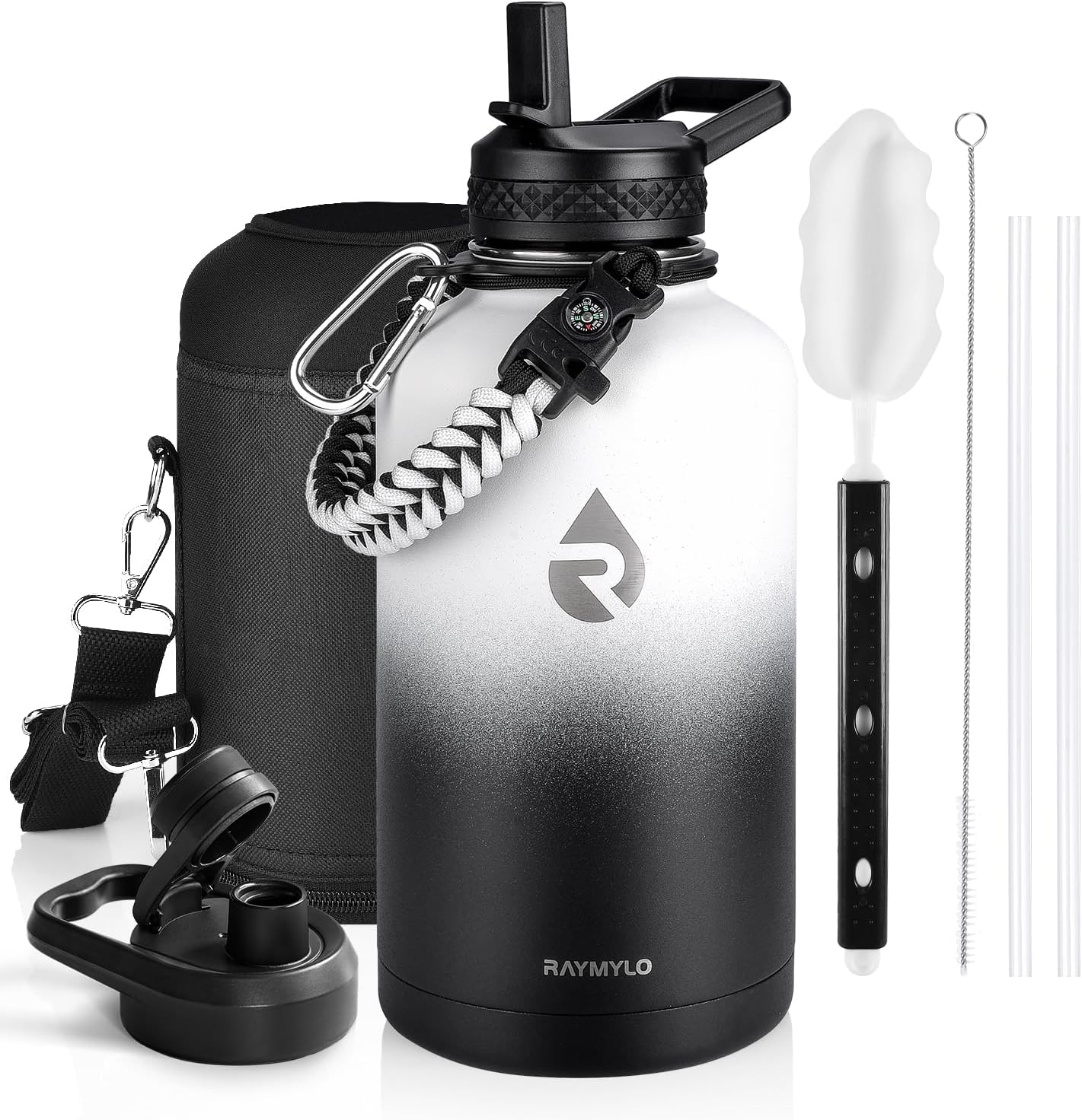 Insulated Water Bottle 64 oz with Triple Wall Vacuum Design