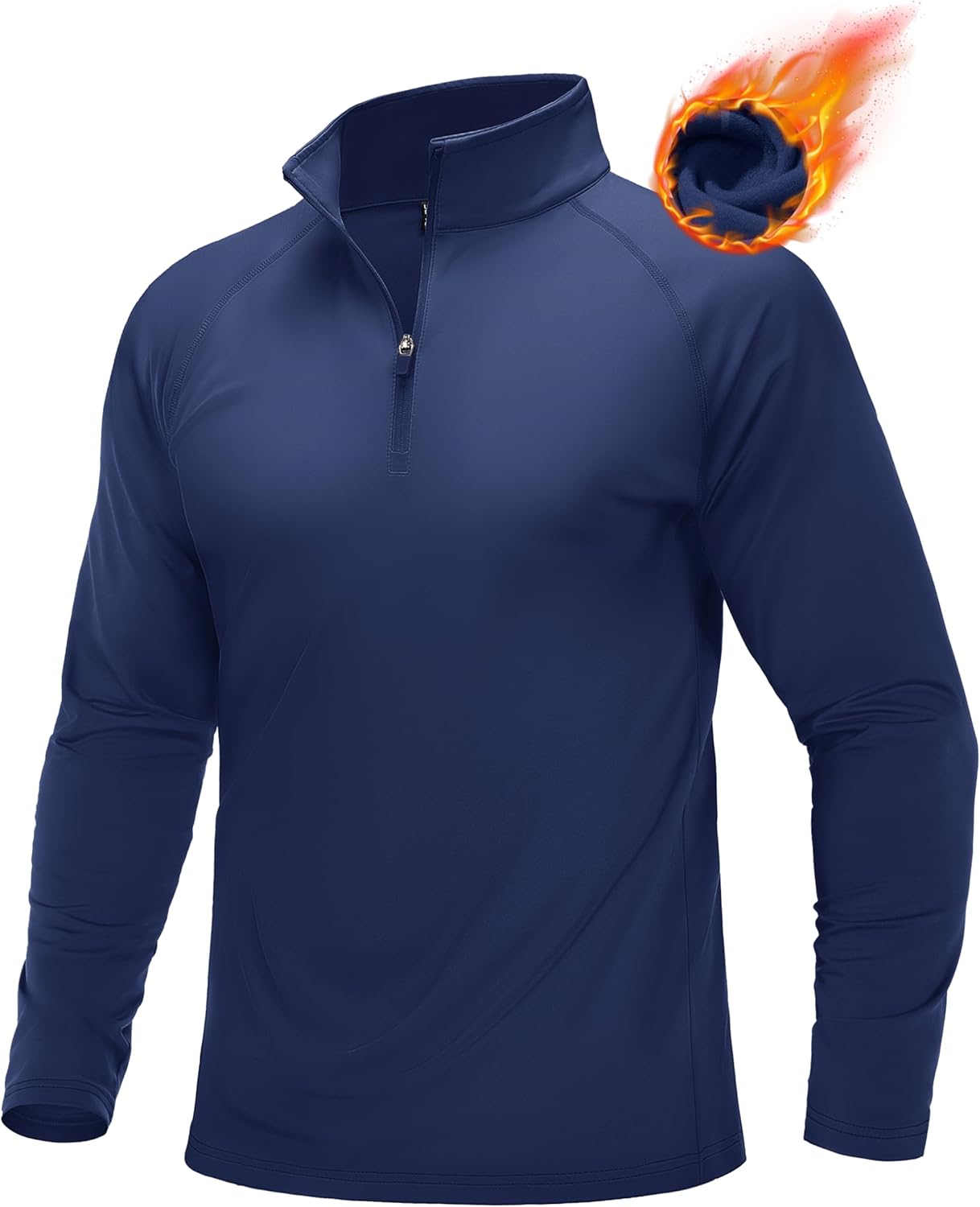 MAGCOMSEN Men's Fleece-Lined Thermal Pullover