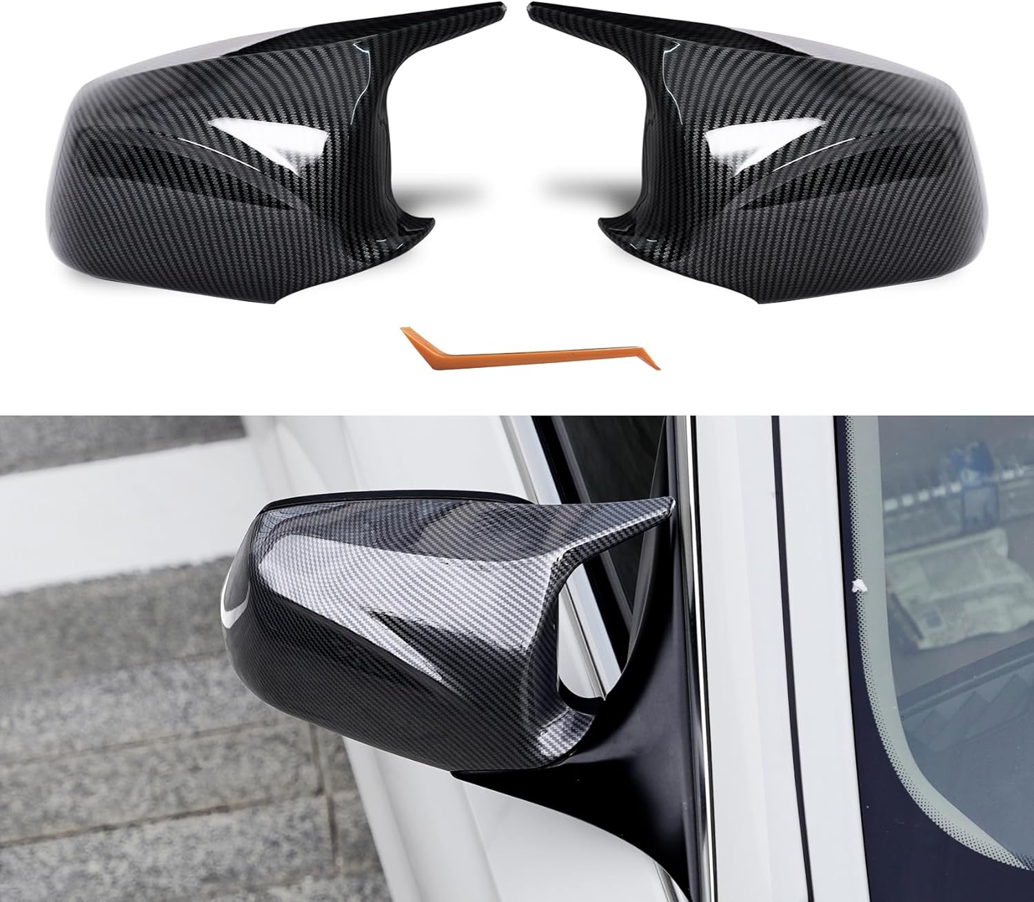 Mirror Cover Caps for F10 - Upgrade Your Ride with Style