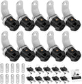 10 Pack Tool Box Lock with Keys 5/8 in RV Storage Locks - Keyed Alike