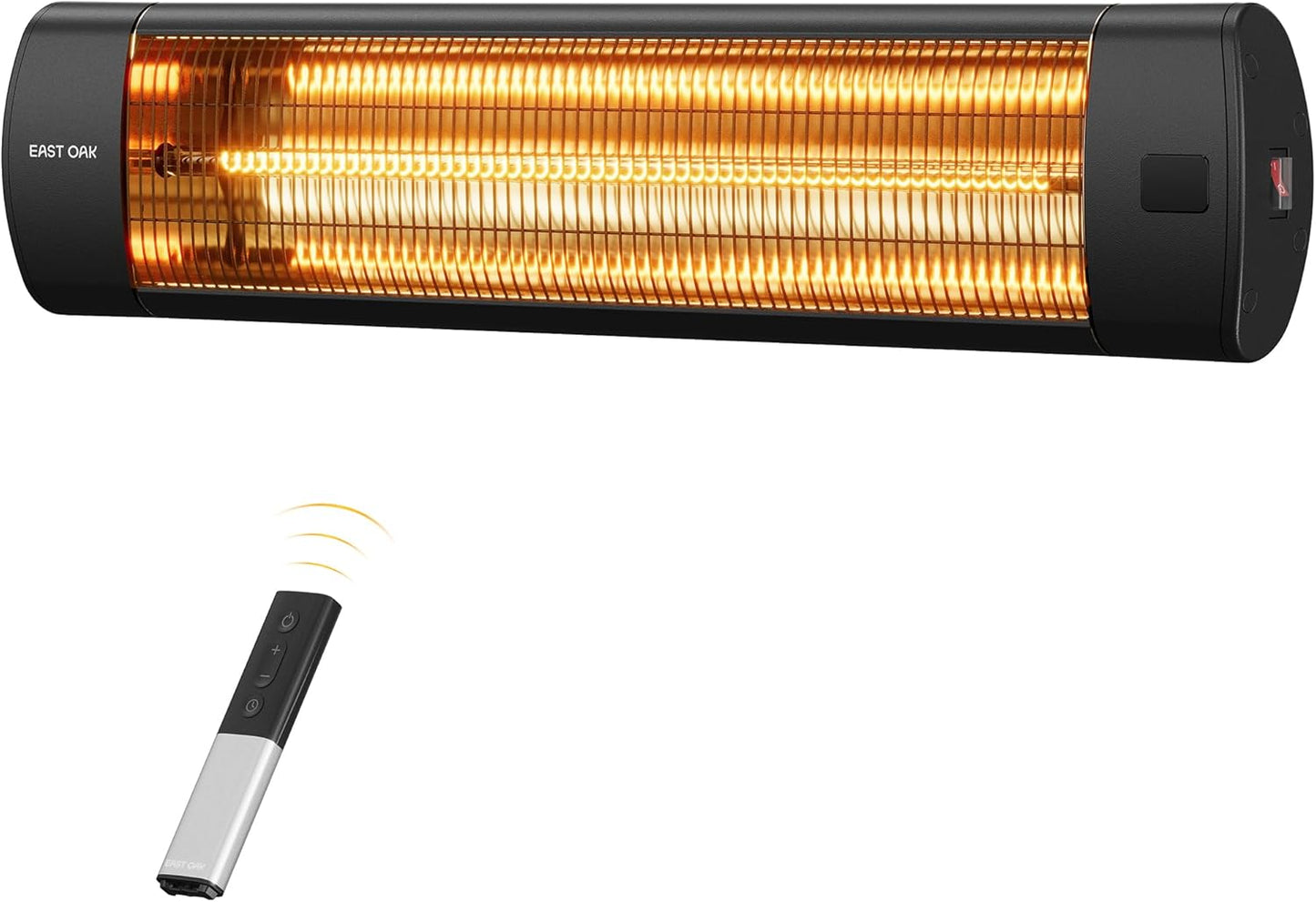 EAST OAK Electric Outdoor Heater for Instant Warmth & Comfort