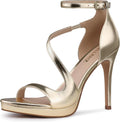 Stiletto Women High Heels 4.3 in Peep Toe Platform - Comfortable Style