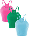 Free to Be Tank Crop Ribbed Seamless Racerback - Comfortable Crop