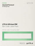 HP LTO-6 ULTRIUM RW BAR Code Label Pack - Reliable Archive Labels