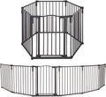 3 In 1 Arched Decor Metal Superyard 6-Panel Playpen - Versatile Safety