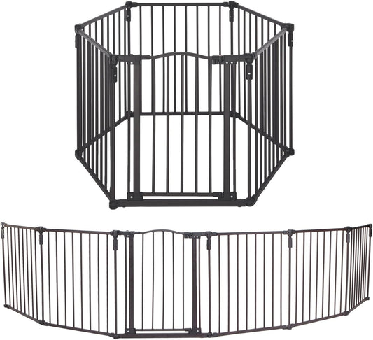 Toddleroo 3 In 1 Arched Decor Metal Superyard Baby Play Yard