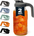 County Line 64 oz Glass Pitcher - Leak Proof Heavy Duty