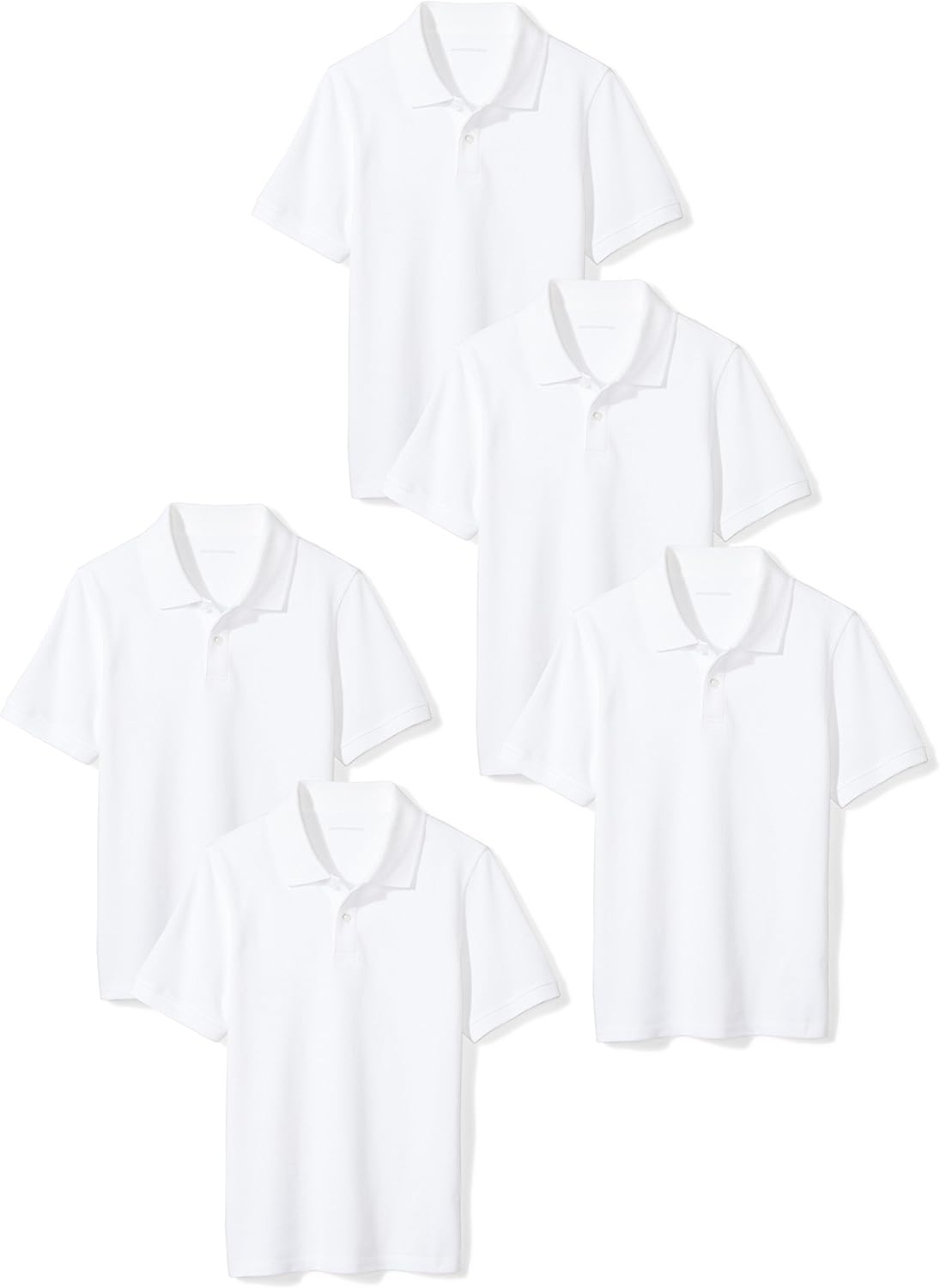 Boys Short-Sleeve School Uniform Pique Polo Shirts Review