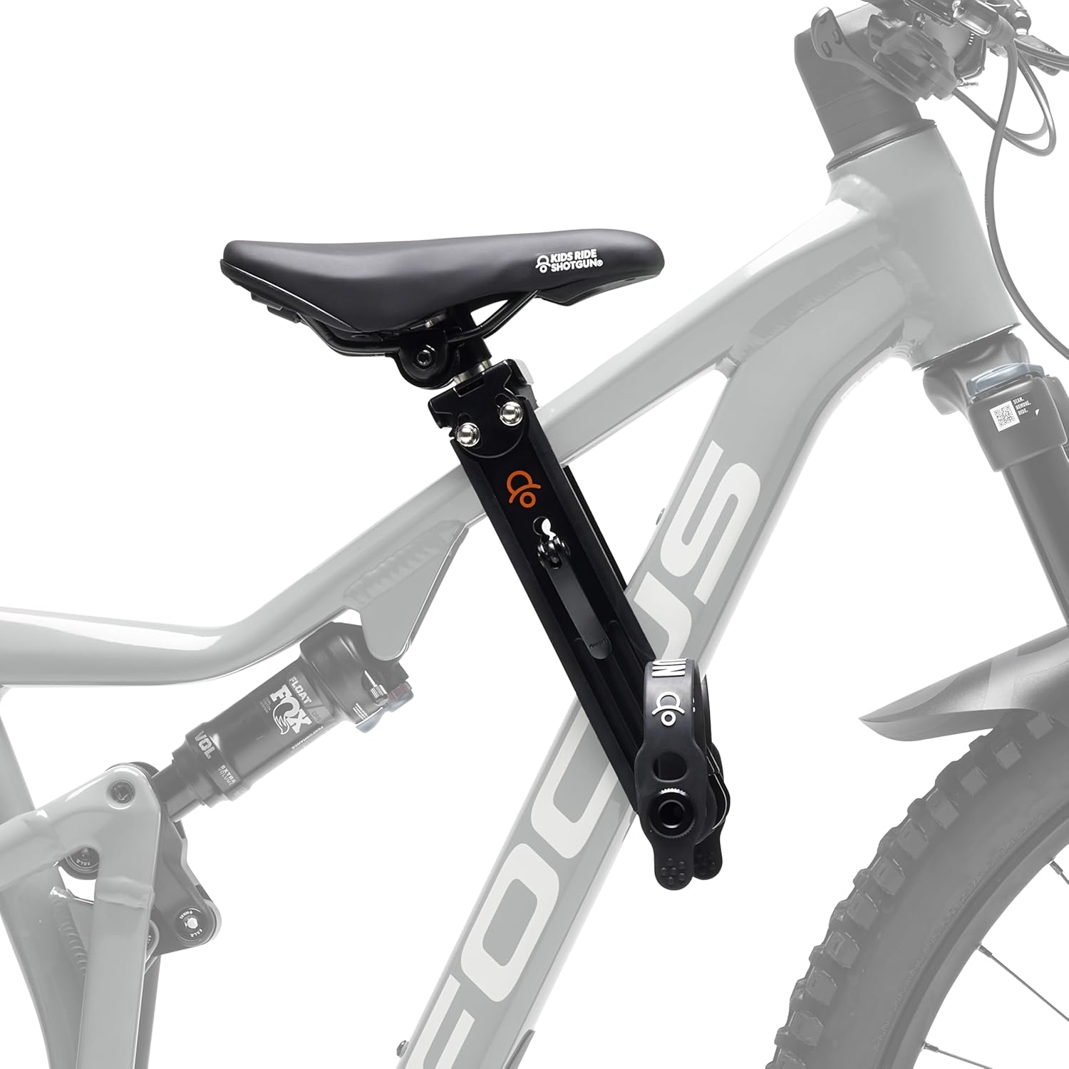Kids Ride Shotgun Child Bike Seat for Mountain Biking Fun