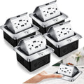 Pop up Floor Electrical Outlet Cover Kit 4-Pack - USB and Tamper