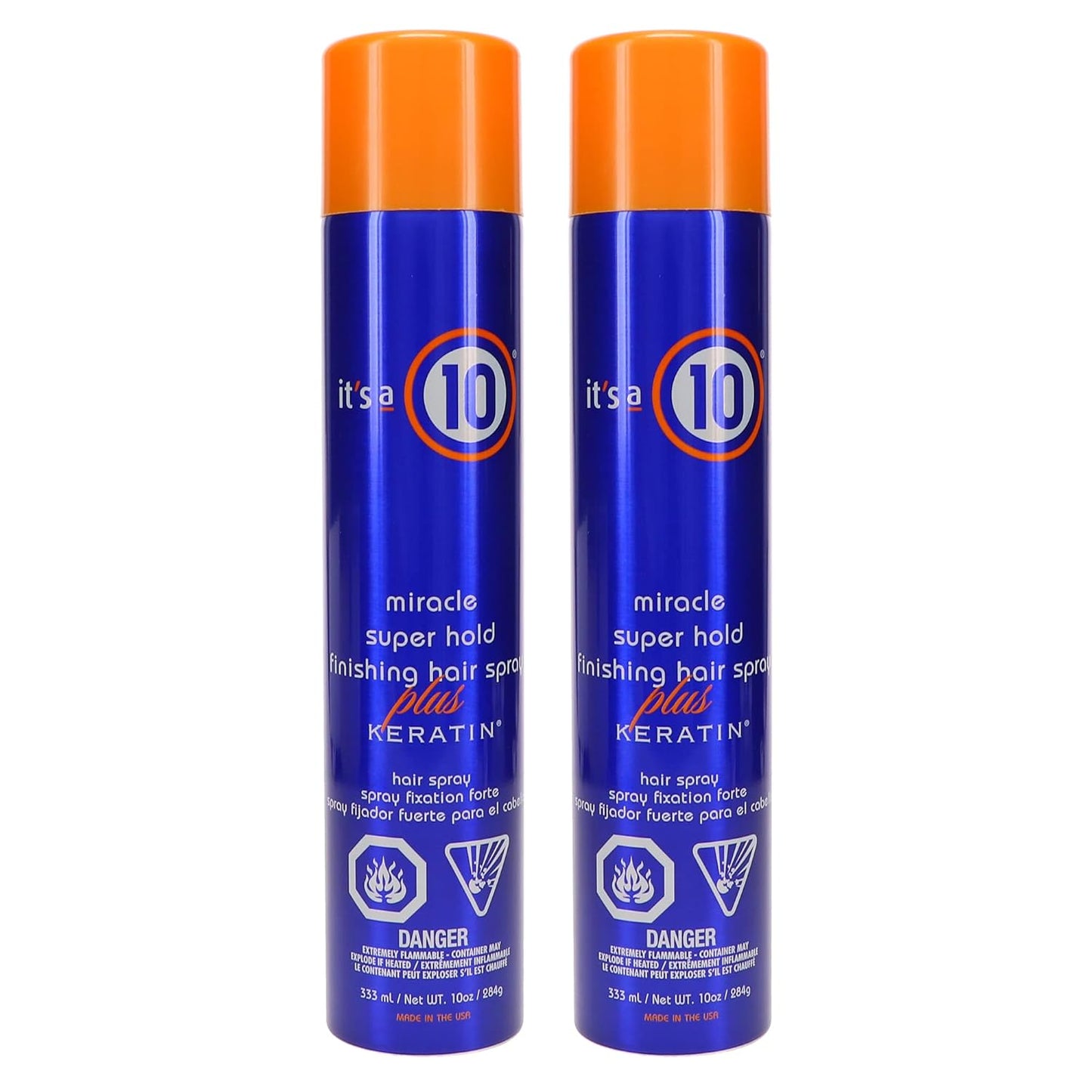 It's a 10 Miracle Super Hold Finishing Spray with Keratin