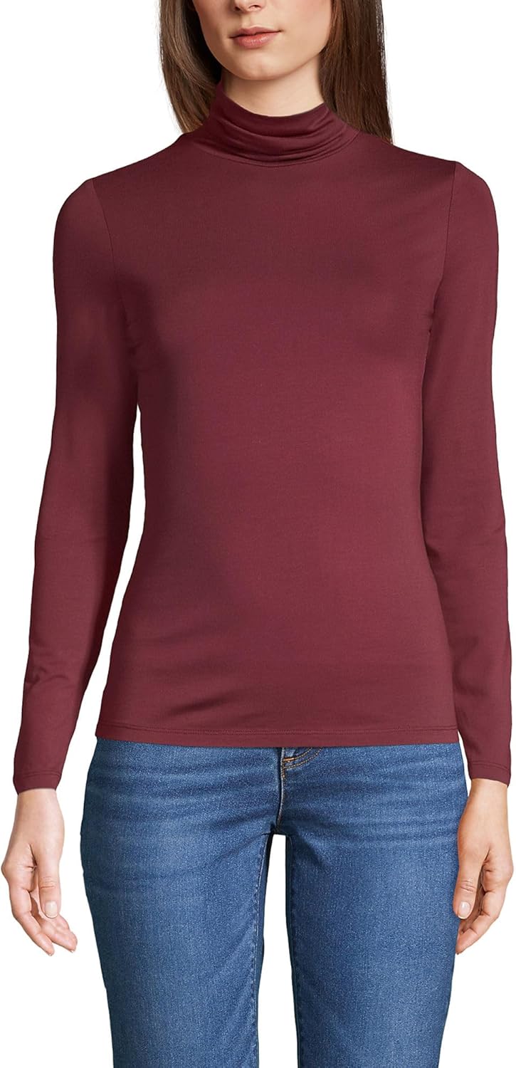 Lightweight Jersey Long Sleeve Turtleneck for All Occasions