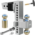 VNN 10 in Drop Hitch 2.5 in Receiver - Interchangeable Tri-Balls