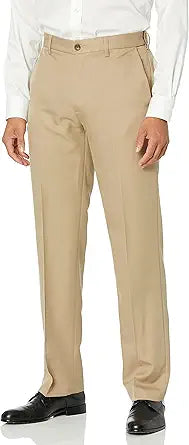 Men's Classic-Fit Expandable-Waist Flat-Front Dress Pant Review