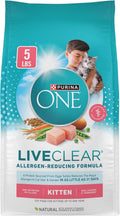 Purina ONE LiveClear Allergen-Reducing Dry Kitten Food 5 lb