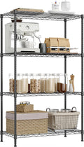 IZEUK 4-Tier Heavy Duty Steel Storage Shelves for Organization