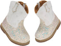 Infant Western Cowboy Boots for Boys Girls - Round Toe Mid Calf