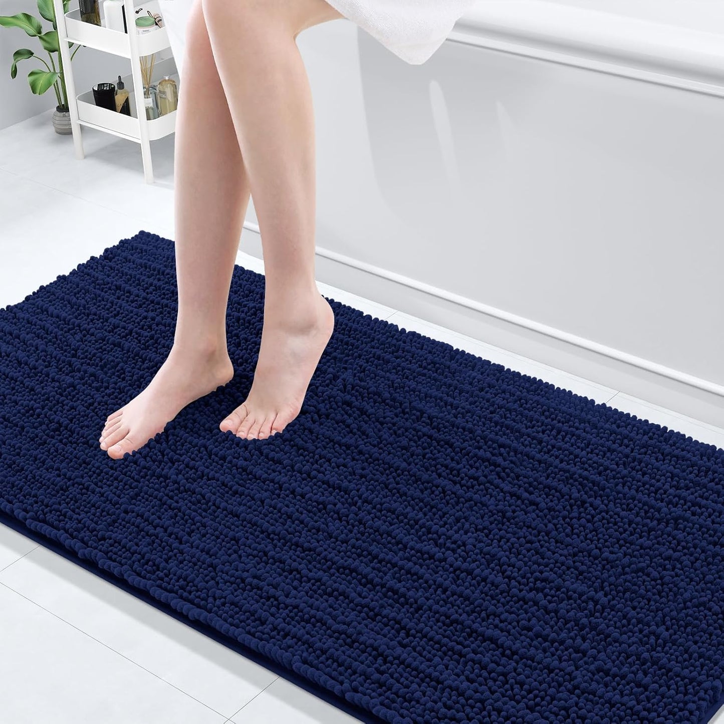 Arotive Luxury Chenille Bathroom Rug Mat for Comfort and Style