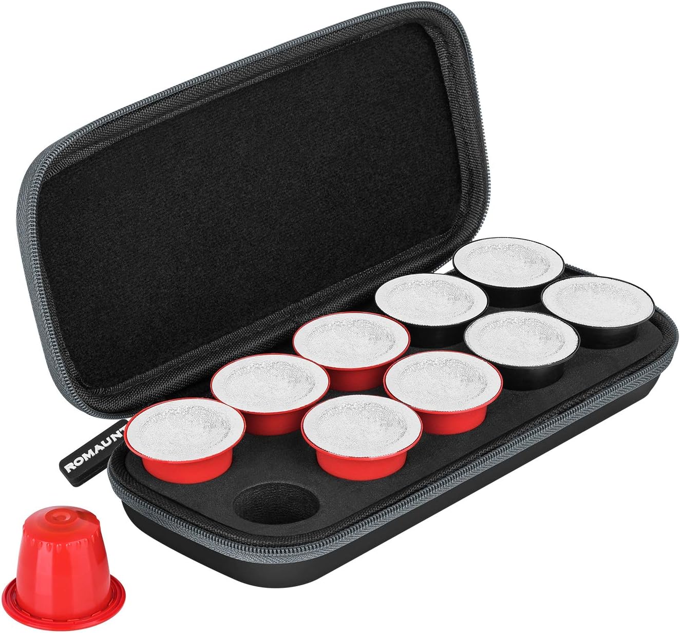 ROMAUNT Nespresso Capsules Case - 10 Pods Safe Travel