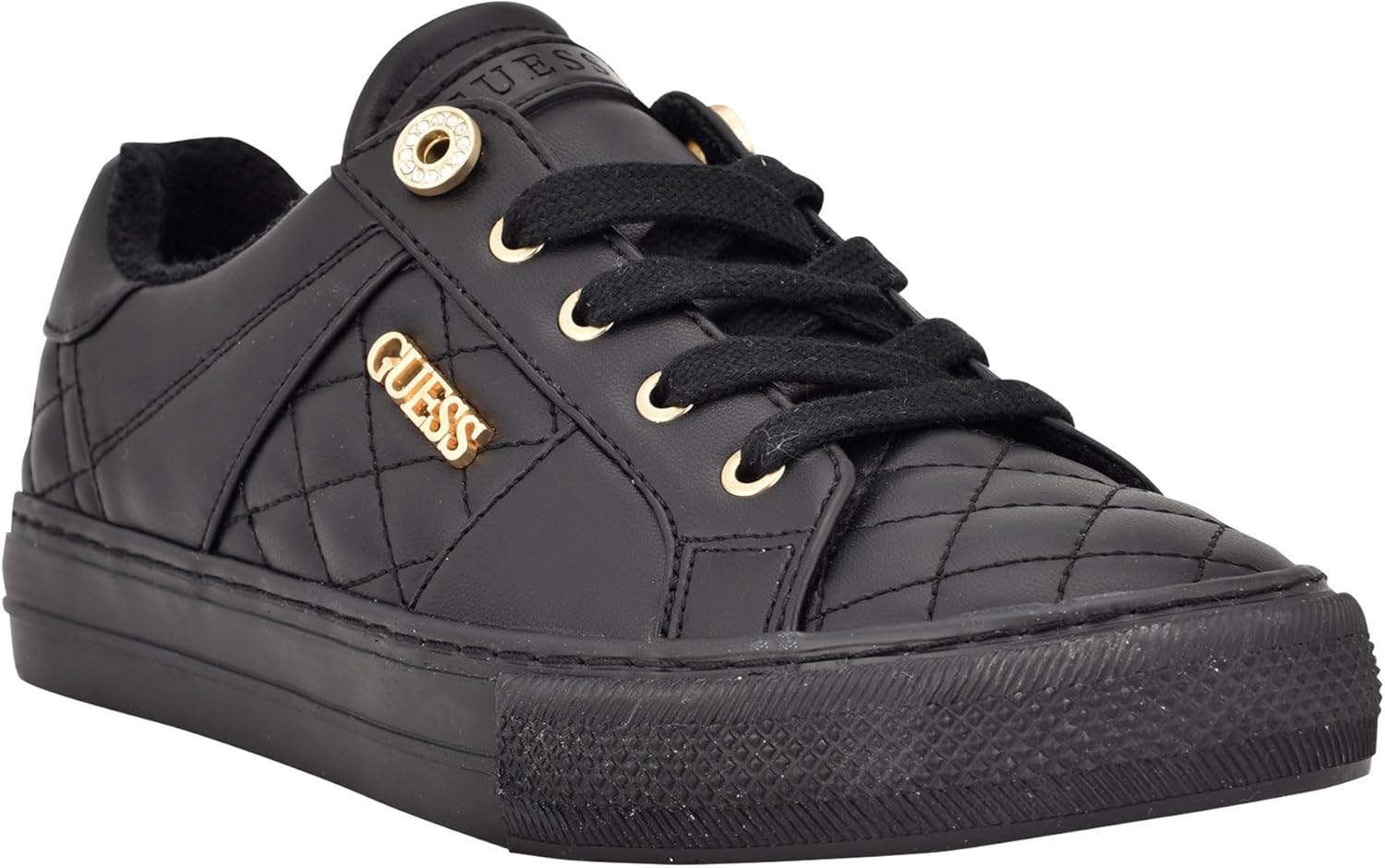 GUESS Women's Loven Sneaker: Chic Quilted Design for Comfort