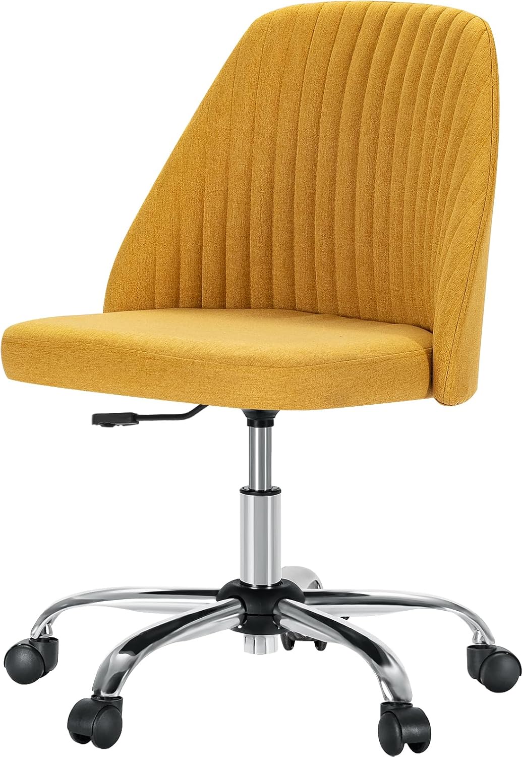 DUMOS Yellow Swivel Desk Chair: Comfortable & Stylish