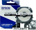 Epson LABELWORKS 203YLBWPX Shrink Tube Tape - Clean Wire ID