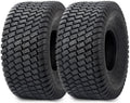 20x8.00-8 Lawnmower Tubeless Tire 2 Pack - Deep Turf-S Pattern