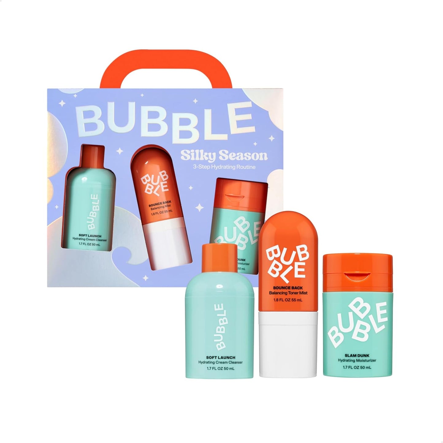 Bubble Skincare Silky Season 3-Step Hydrating Skin Care Set