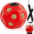 15.75 Hay Ball for Horses with Hanging Strap for Slow Feeding