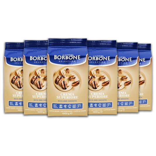 Caff Borbone Crema Superiore Coffee - Roasted in Italy - 13.2 lbs Total