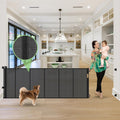 Retractable 120 in Baby Gate for Extra Wide Openings - Reinforced