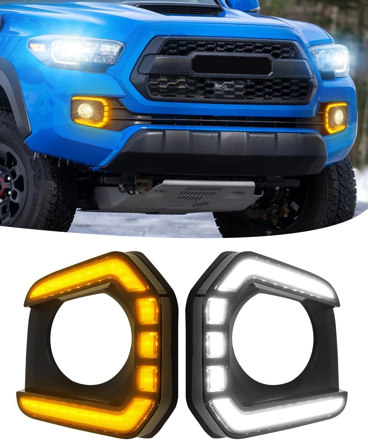 LED Fog Lights Assemblies for 2016-2023 Tacoma - Safer Driving