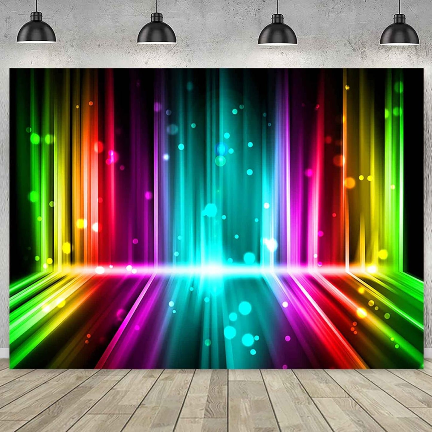 Sensfun Let's Glow Party Backdrop for Neon Dance Photography