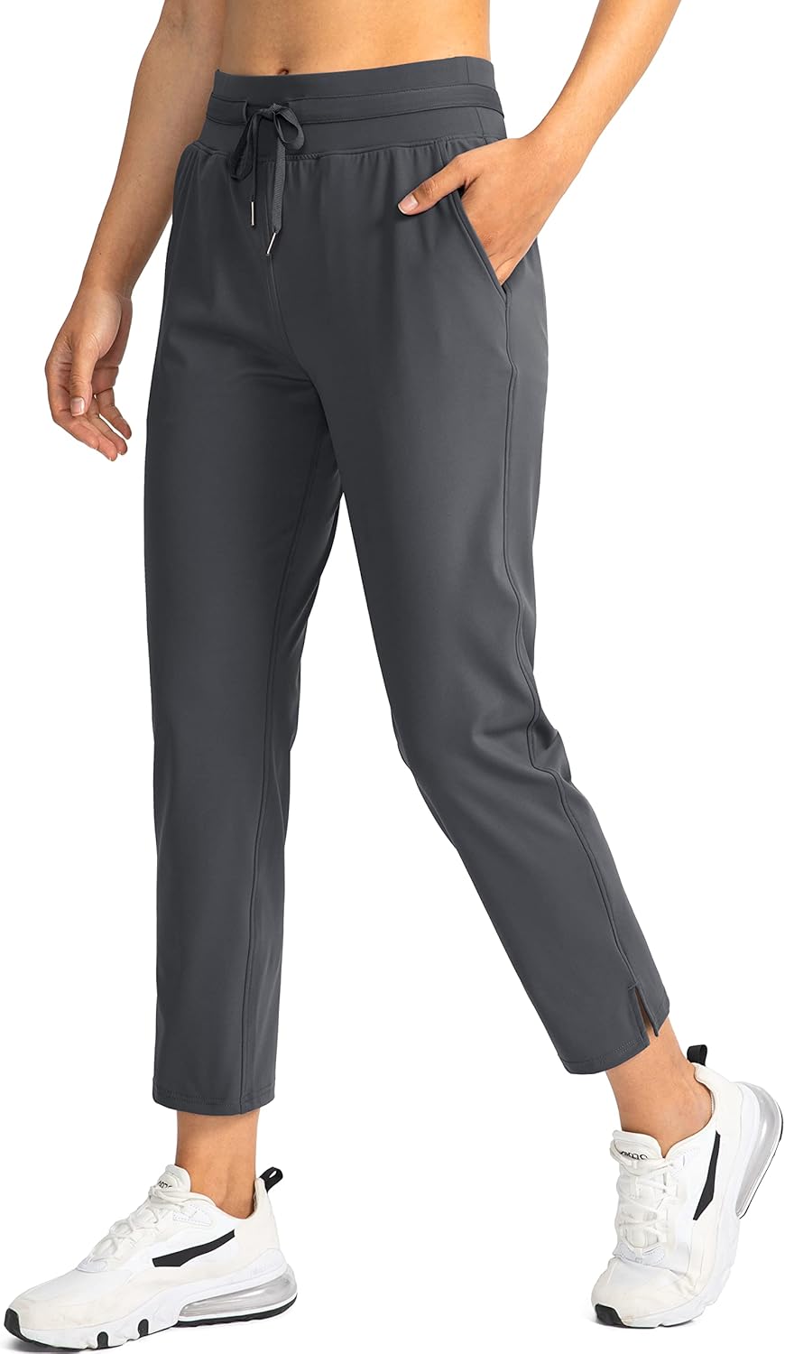 Soothfeel Women's 7/8 Stretch High Waisted Pants for Travel