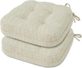 Shinnwa Kitchen Chair Cushions Set of 2 - Dual-Layer Memory Foam