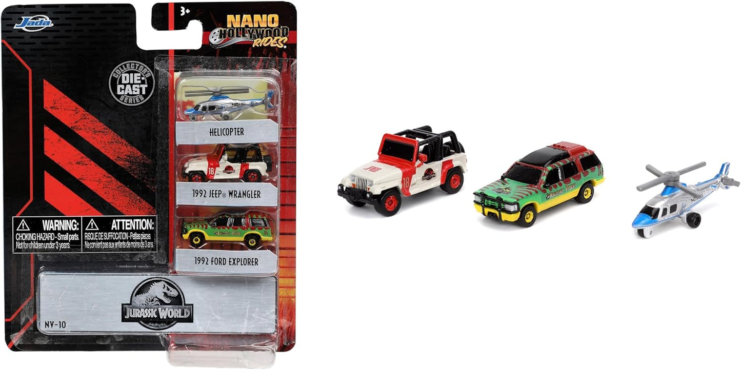 Nano Hollywood Rides Jurassic World 3PK - Epic Red!