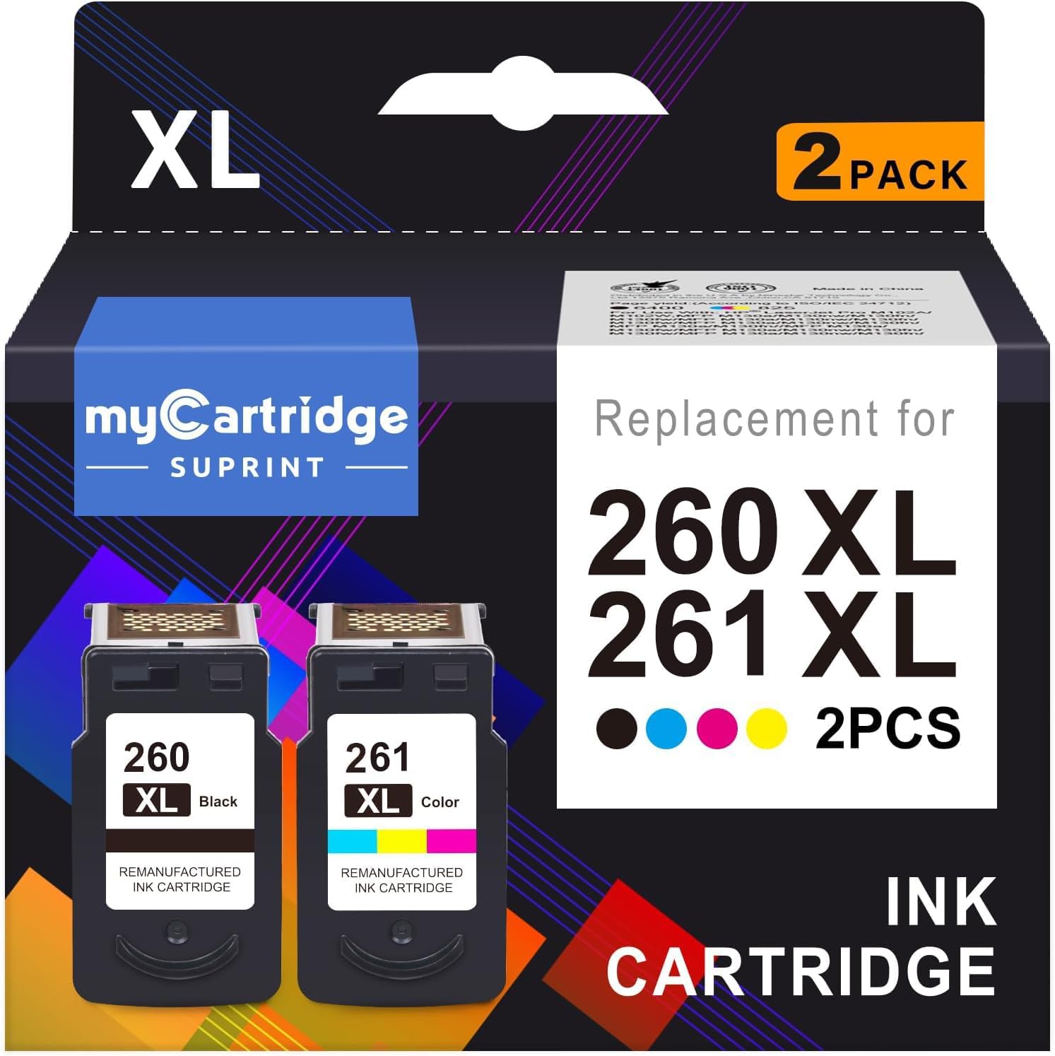 260XL 261XL Ink Cartridges by myCartridge SUPRINT 2023