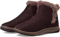 Clarks Women's Breeze Fur Ankle Boot - Comfortable Warm Winter Boot
