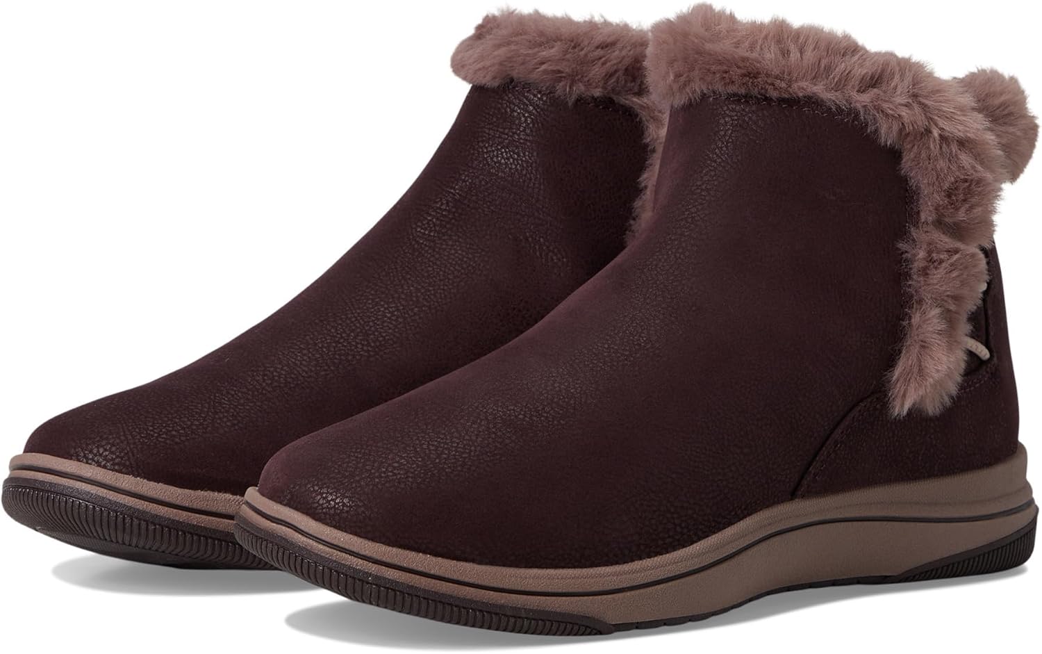 Clarks Women's Breeze Fur Ankle Boot for Ultimate Comfort