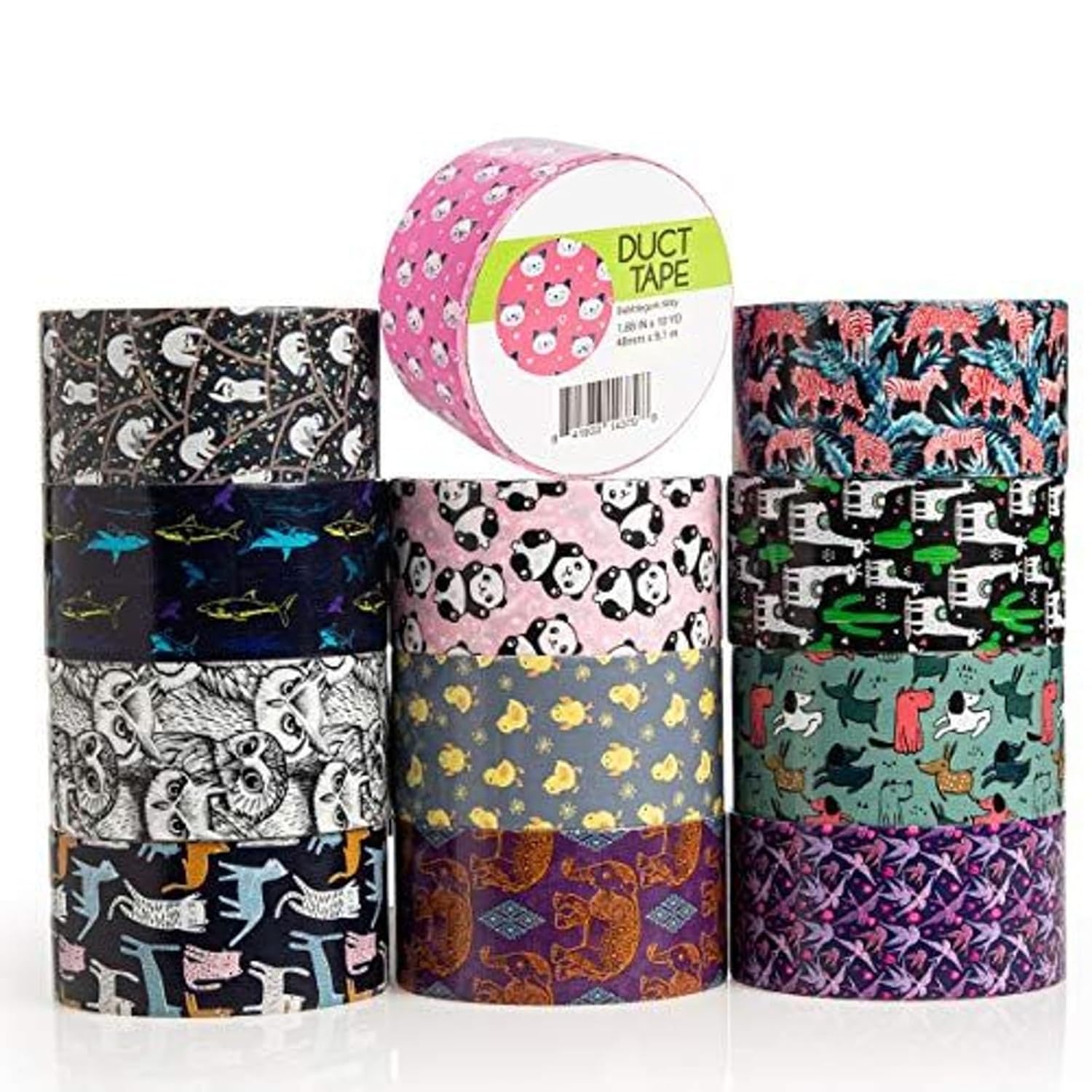 Simply Genius Decorative Duct Tape Rolls for Crafts & Repairs