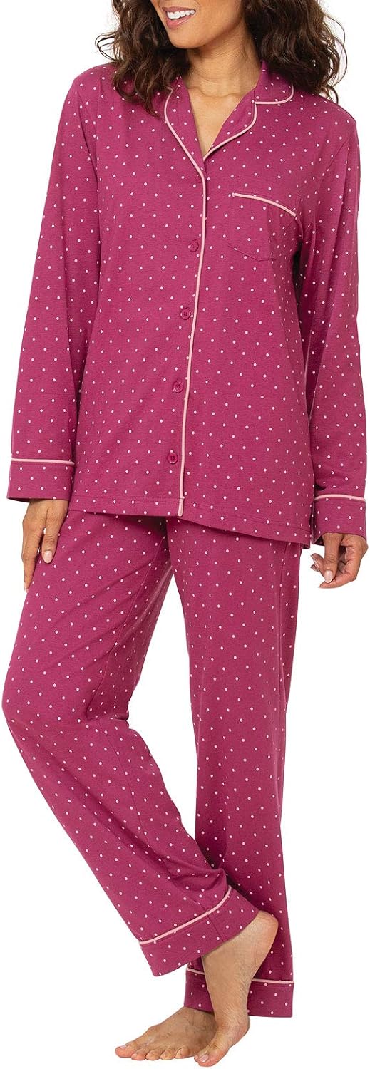 PajamaGram Pajama Set For Women - Soft Cotton Jersey PJs