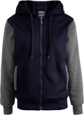 Flannel Hoodies for Men Sherpa Lined Heavy Fleece Jacket - Warm Fit