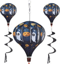 Hot Air Balloon Wind Spinner 2Pack - Large Colorful Garden Decor
