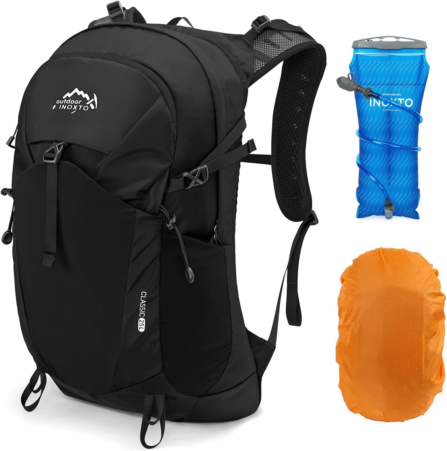 IX INOXTO Hiking Hydration Backpack with 3L Water Bladder