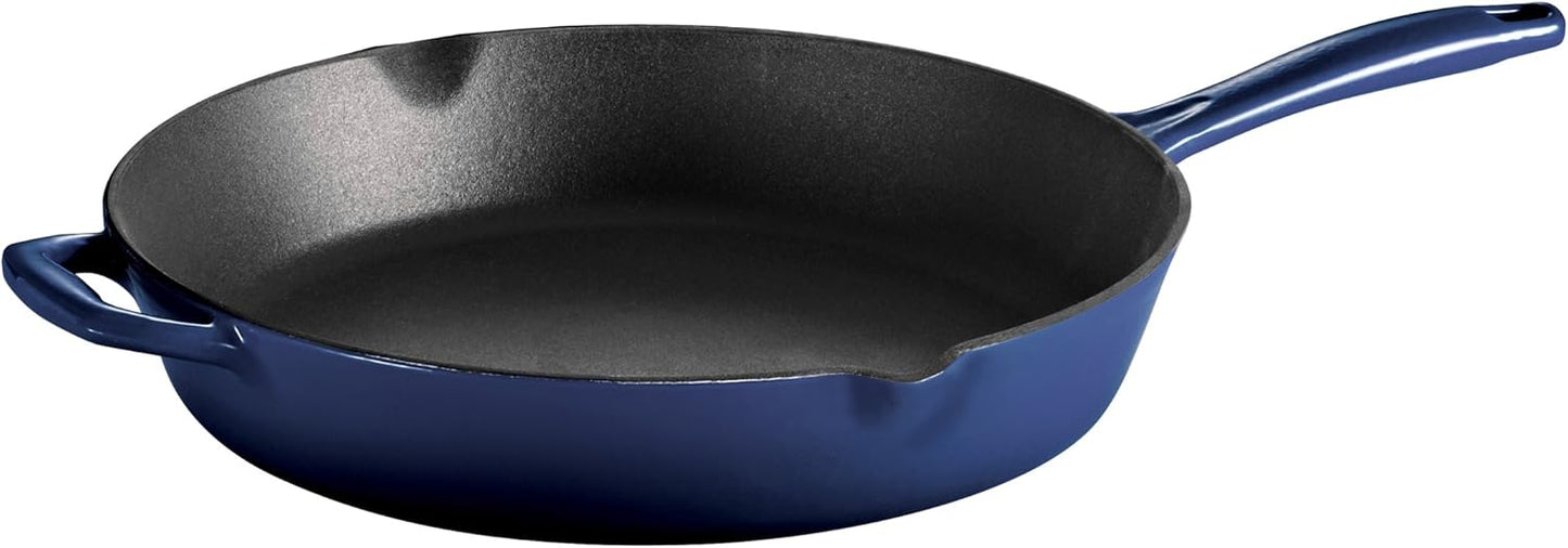 Tramontina Bestow Enameled Cast Iron Skillet for Versatile Cooking