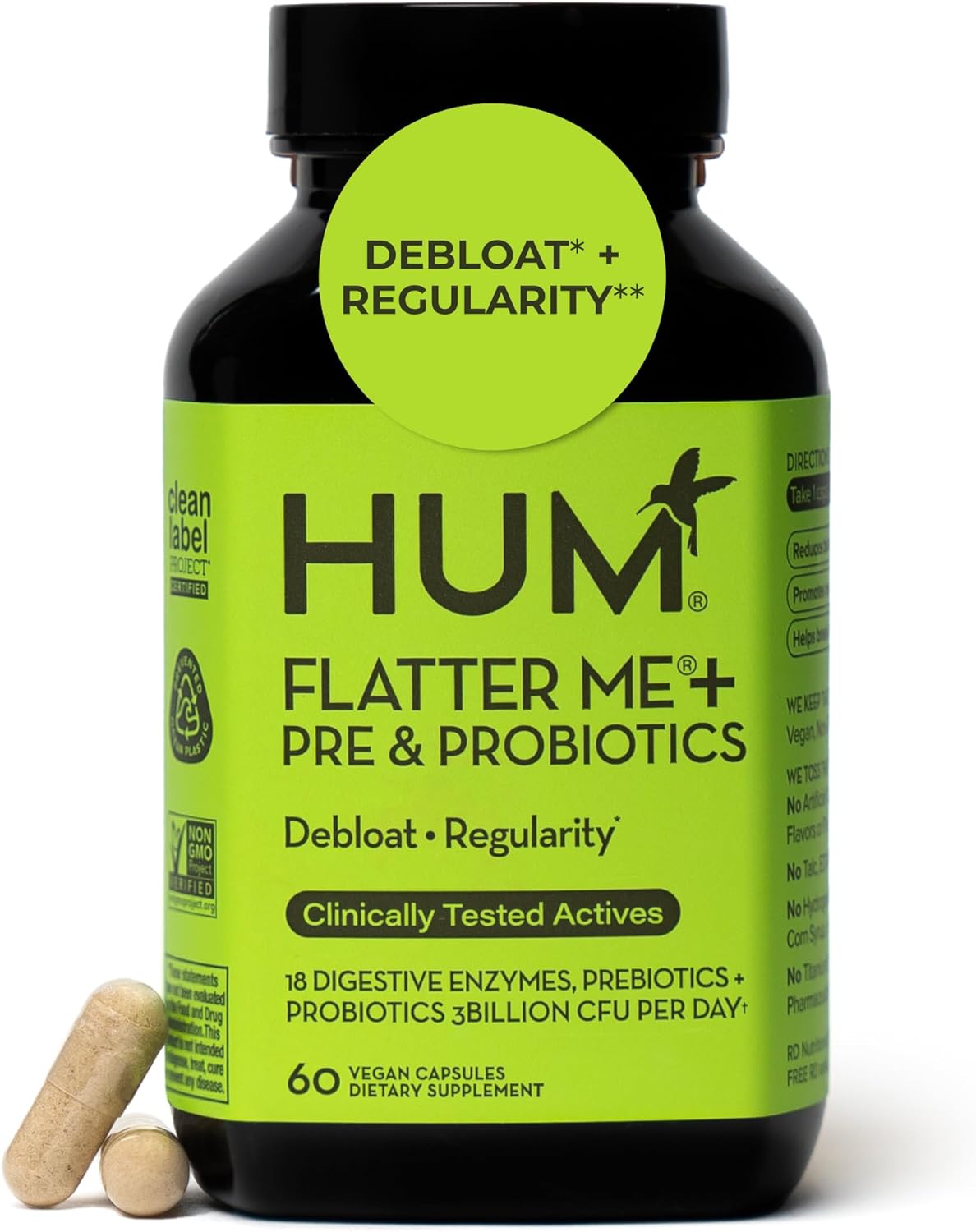 Flatter Me Digestive Enzymes for Fast Acting Bloating Relief