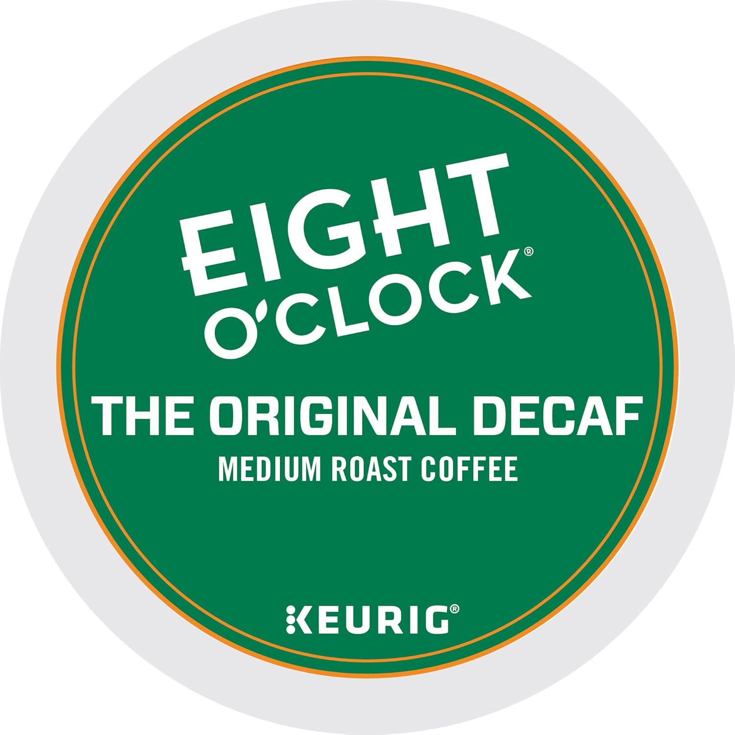 Eight O'Clock Coffee The Original Decaf K-Cup Pods for Keurig