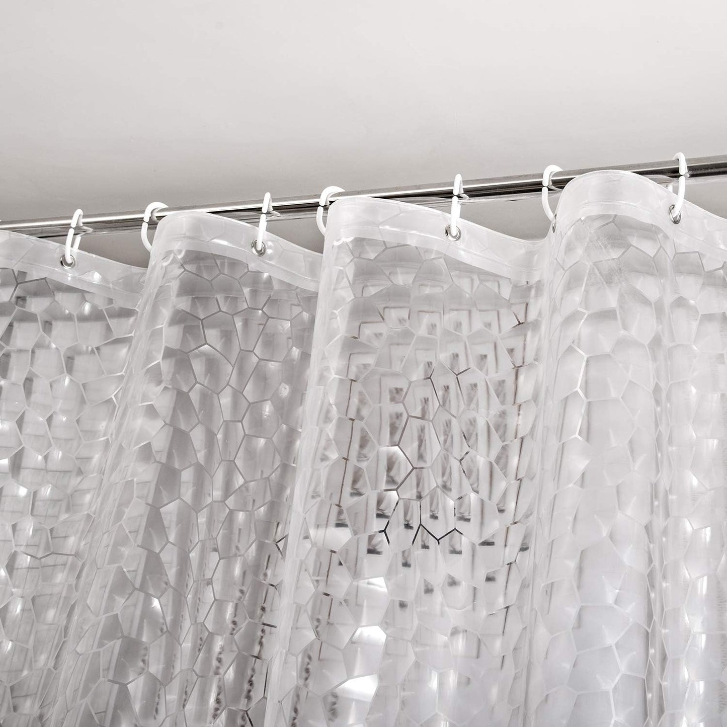 Waterproof 3D Shower Curtain Liner by WELTRXE