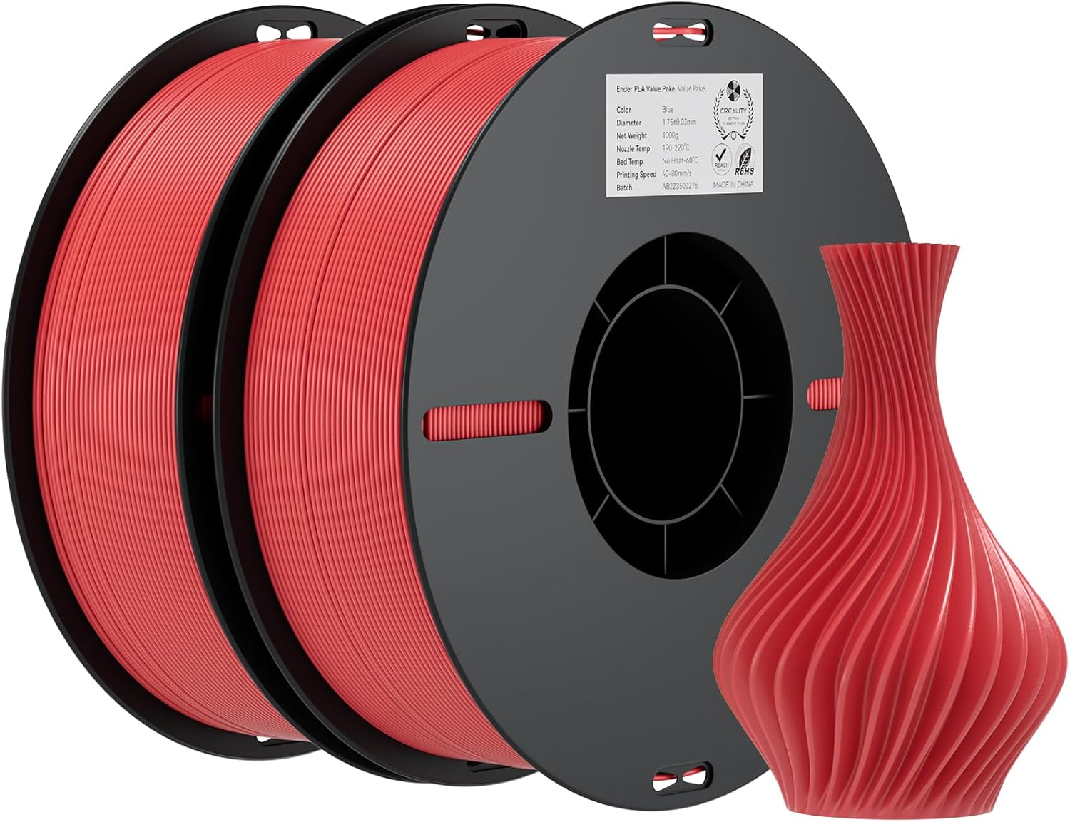 Creality PLA Filament 1.75mm Bundle for 3D Printing Projects
