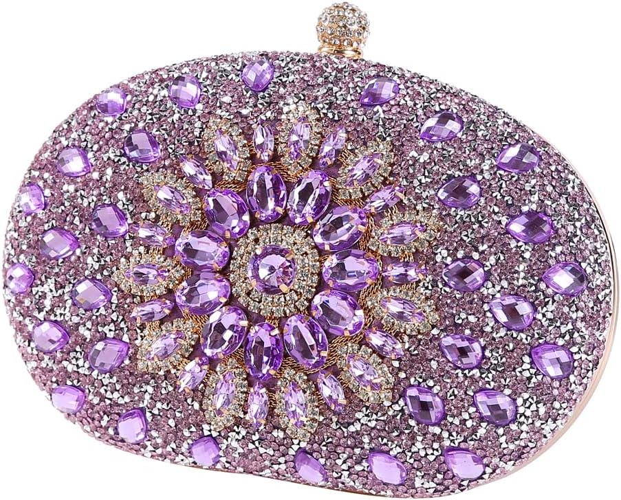 Sparkly Rhinestone Clutch Purses for Elegant Evening Outings